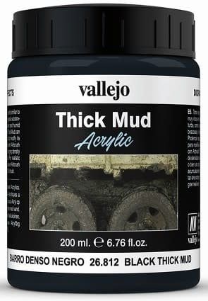 200ml Bottle Black Thick Mud