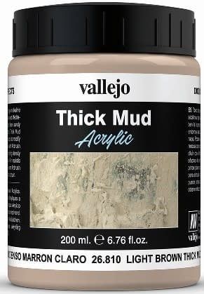 200ml Bottle Light Brown Thick Mud Diorama FX