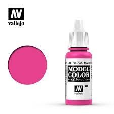 Magenta Fluorescent Model Color