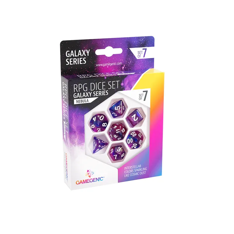 GALAXY SERIES - NEBULA - RPG DICE SET (7PCS)
