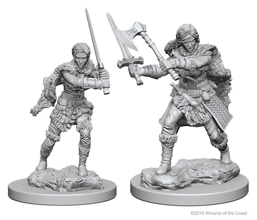 Dungeons &amp; Dragons: Nolzur&#39;s Human Female Barbarian