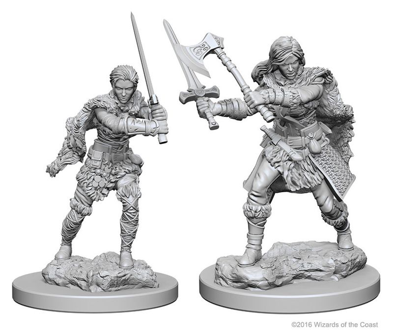 Dungeons &amp; Dragons: Nolzur&#39;s Human Female Barbarian