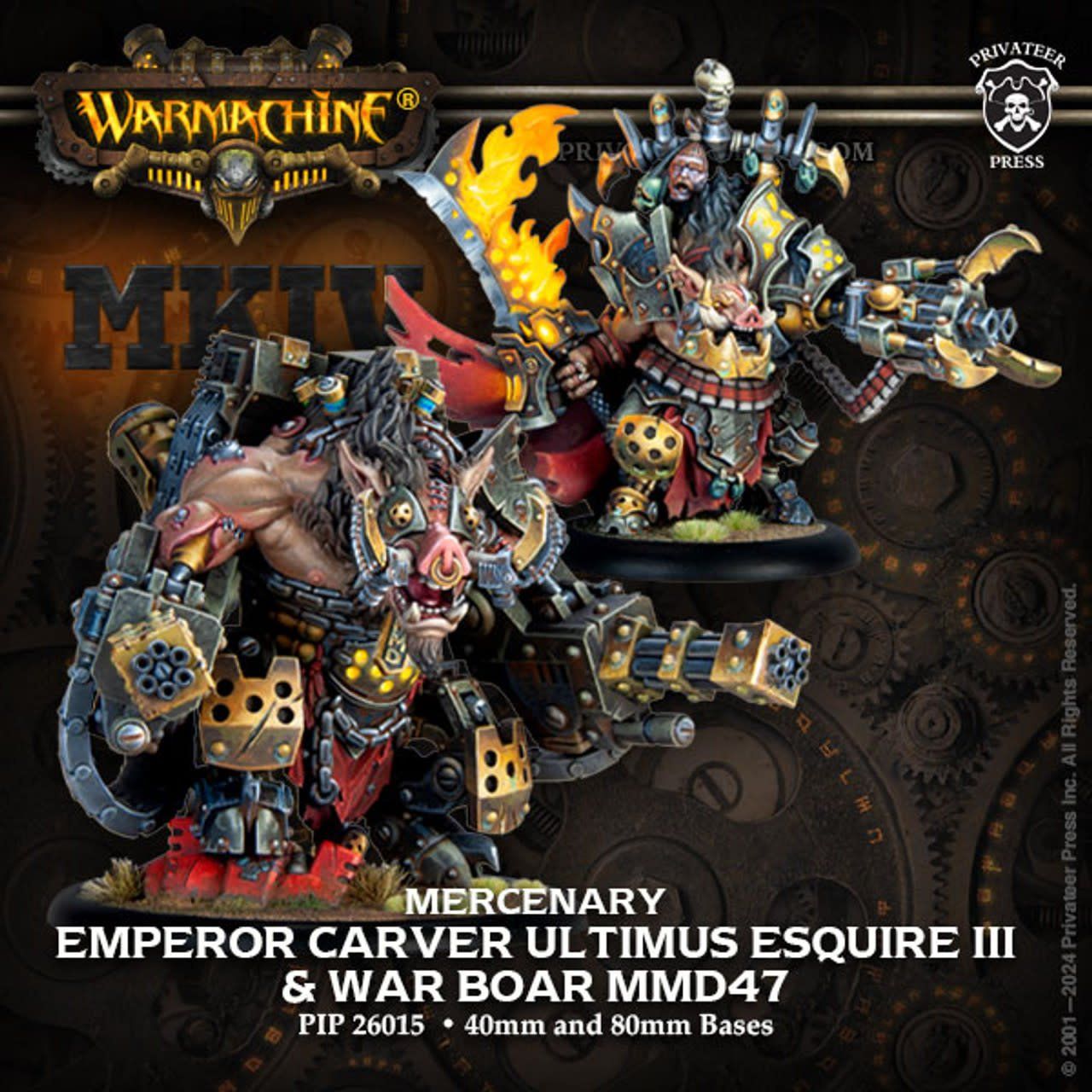 EMPEROR CARVER &amp; WAR BOAR