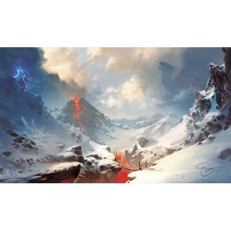 LEGION PLAYMAT: LANDS: MOUNTAINS