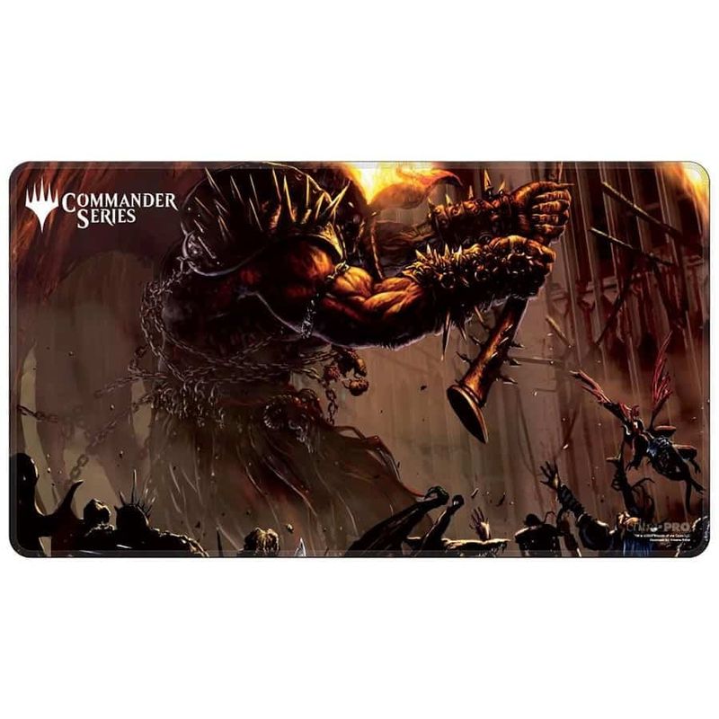 COMMANDER SERIES STITCHED EDGE PLAYMAT: RAKDOS