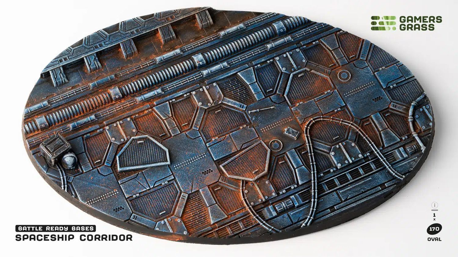 Spaceship Corridor Bases, Oval 170mm