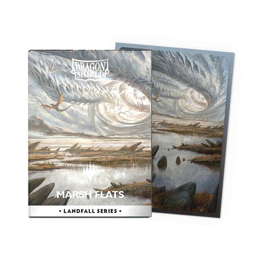 DRAGON SHIELD: LANDFALL SERIES:MARSH FLATS (100CT)