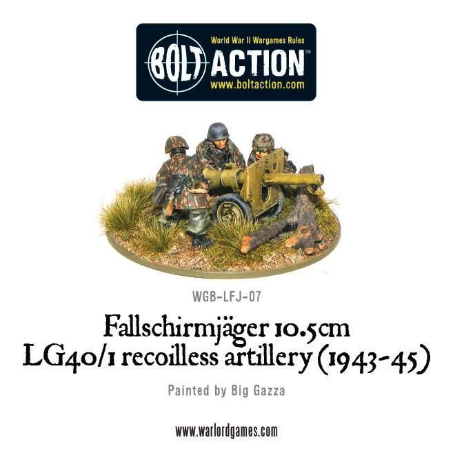 Fallschirmjager 10.5cm LG40/1 recoilless artillery