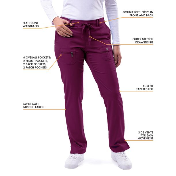ADAR Women&#39;s Everyday Expert Scrub Pant