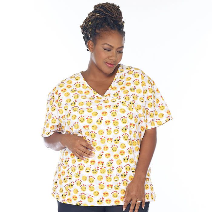 Ladies Mock Wrap Top - BLUSHED