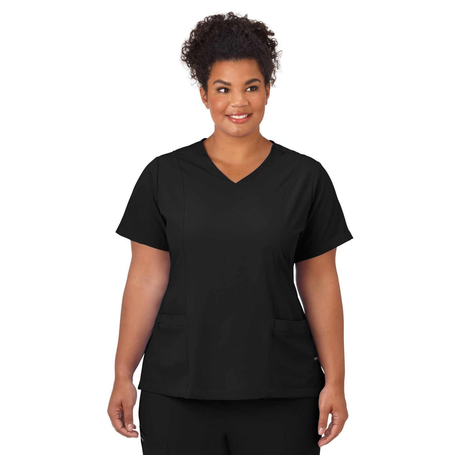 Jockey Female Mock Wrap Scrub Top