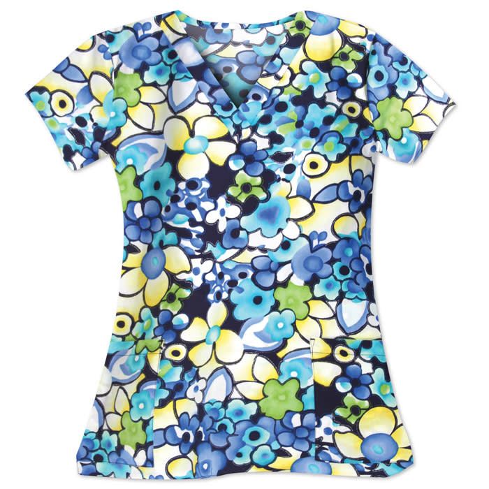 Max Cross V neck scrub top