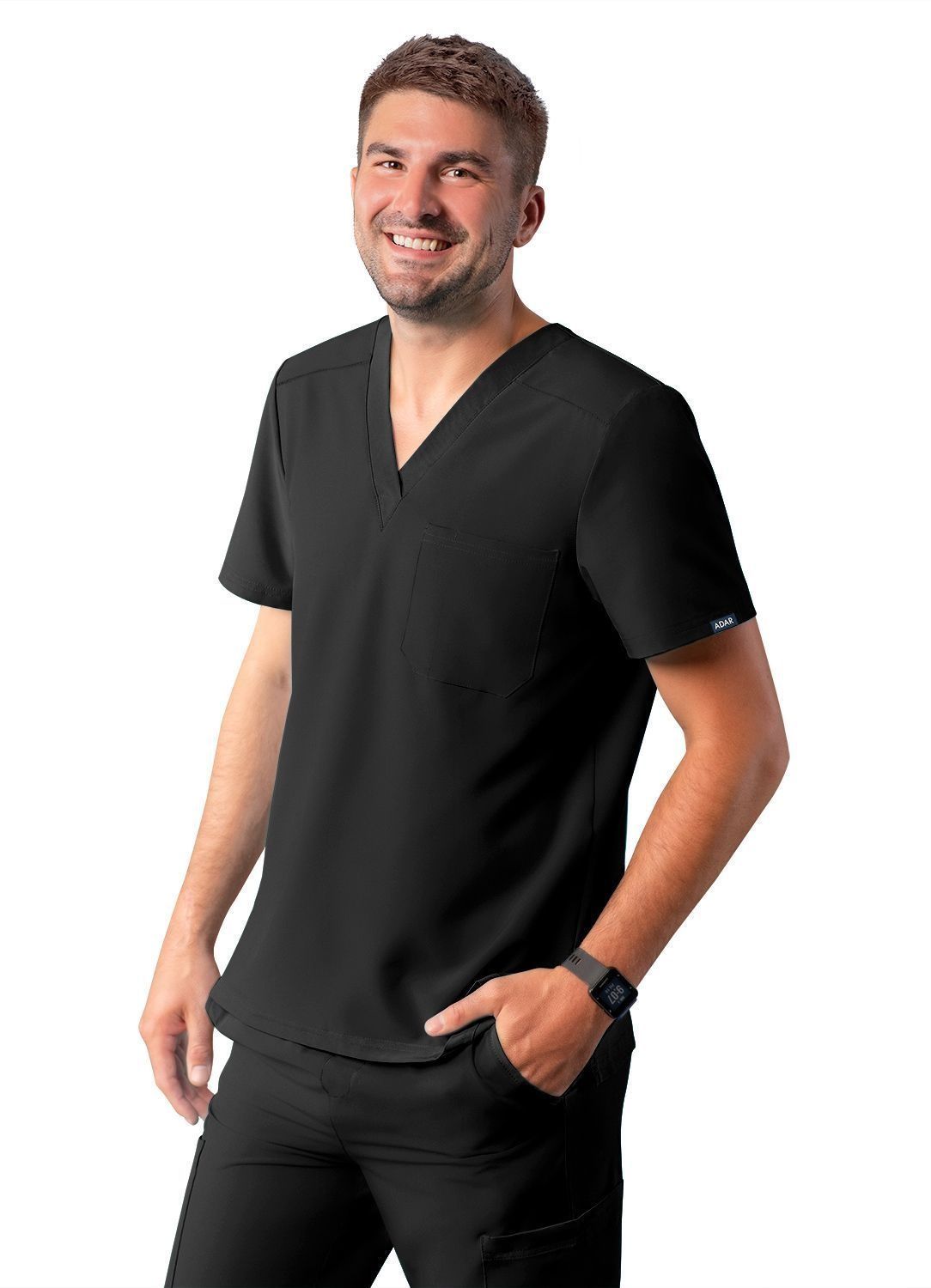 ADAR Men&#39;s Go Everyday Scrub Top