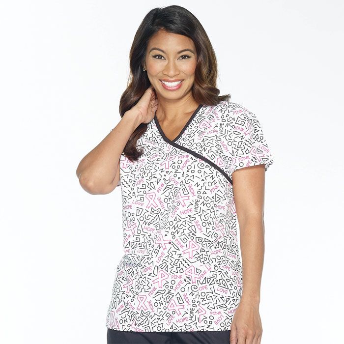 YOU&#39;RE A-MAZE-ING V-Neck Scrub Top