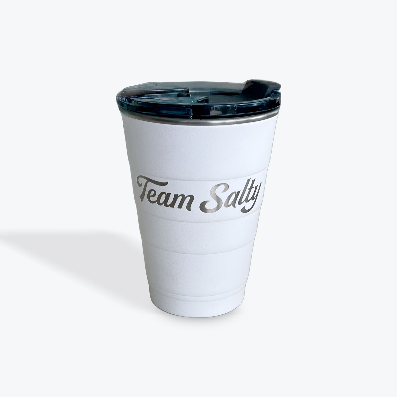 Team Salty Reusable Solo Cup 16oz, Color: White