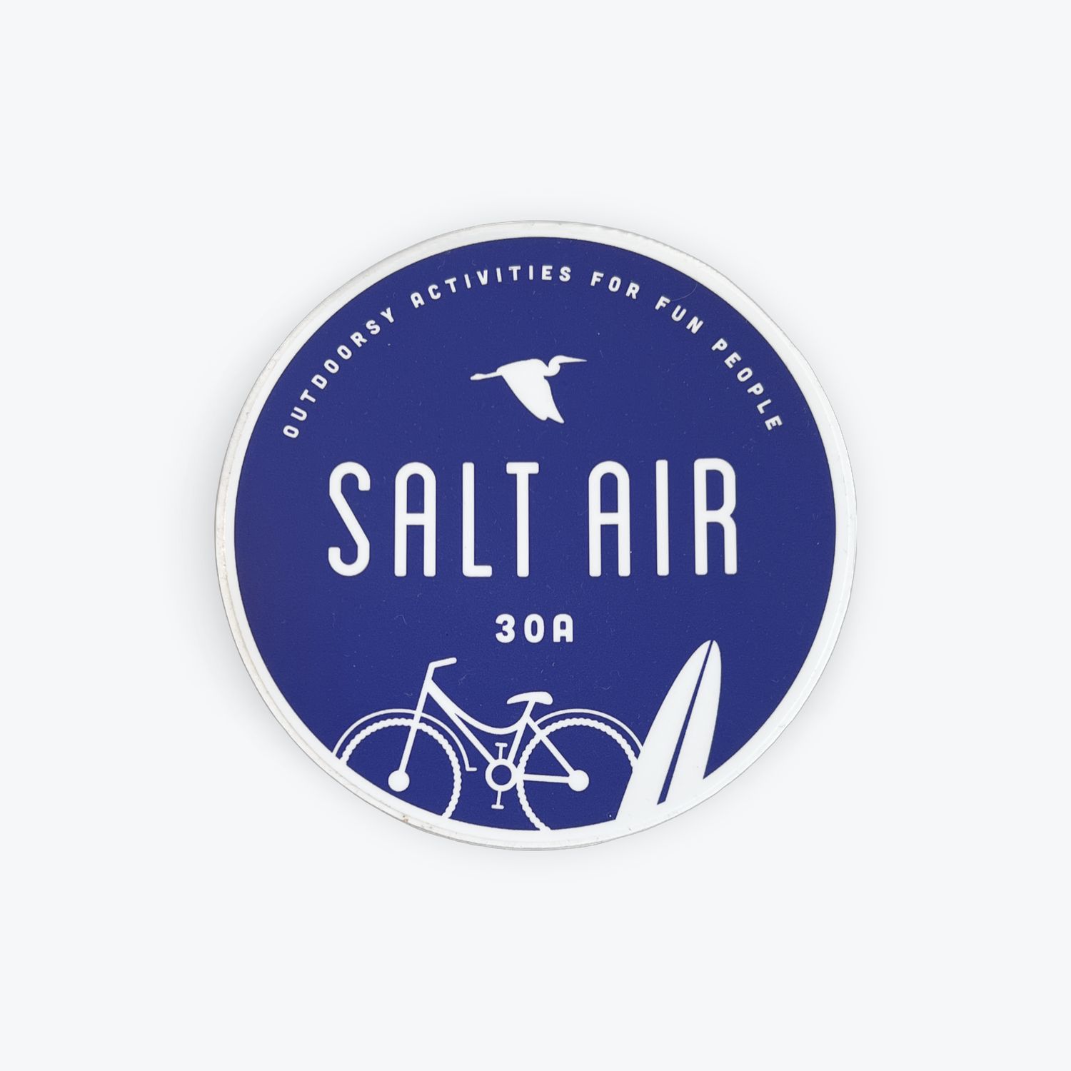 Salt Air Logo Circle Sticker