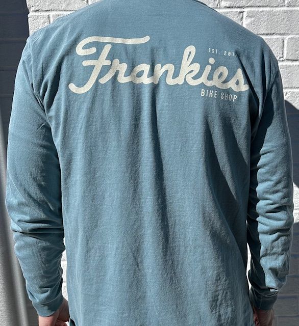 Frankies Long Sleeve Shirt, Color: Ice Blue, Size: Small