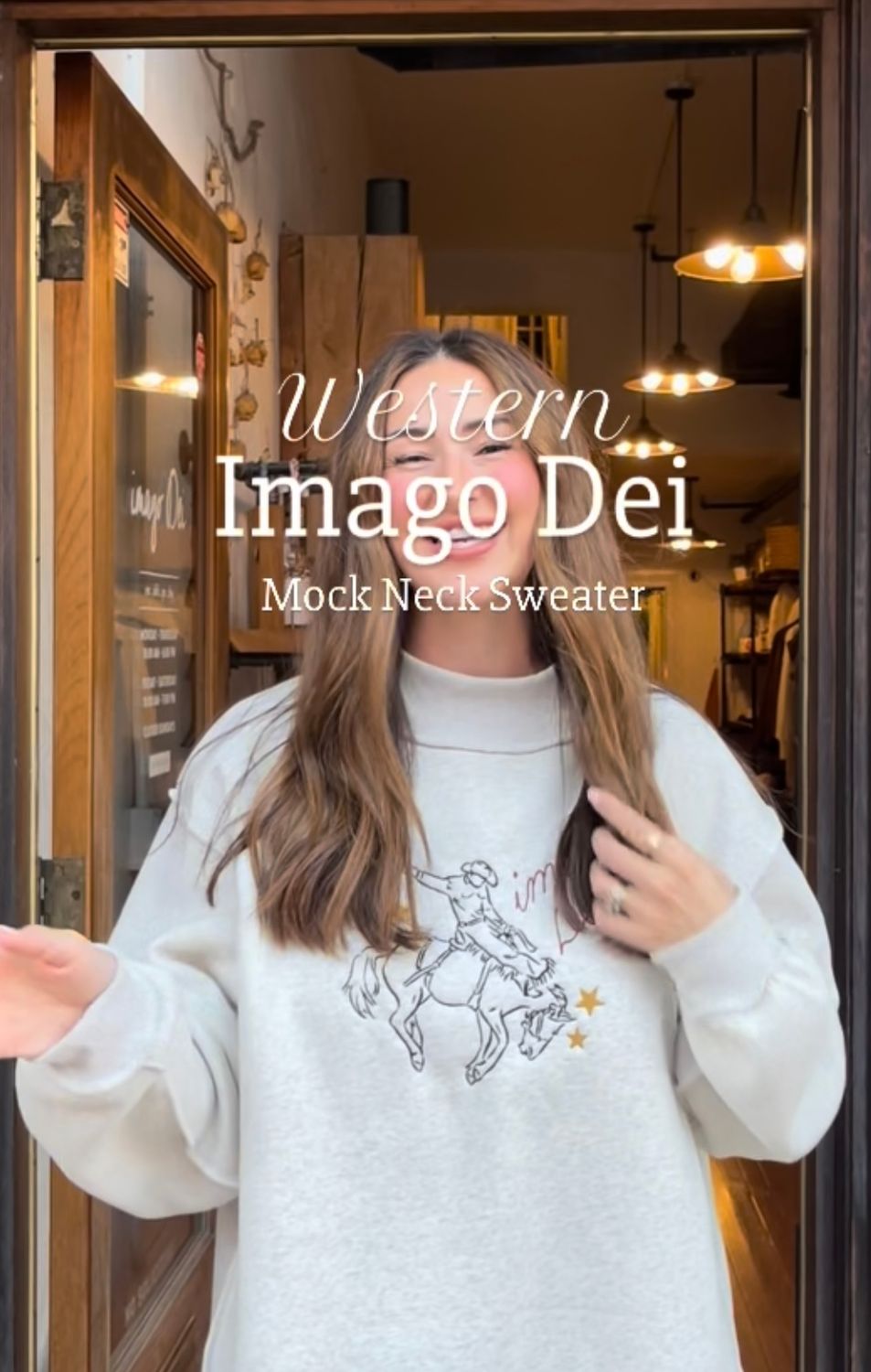 Western Imago Dei Mock Neck