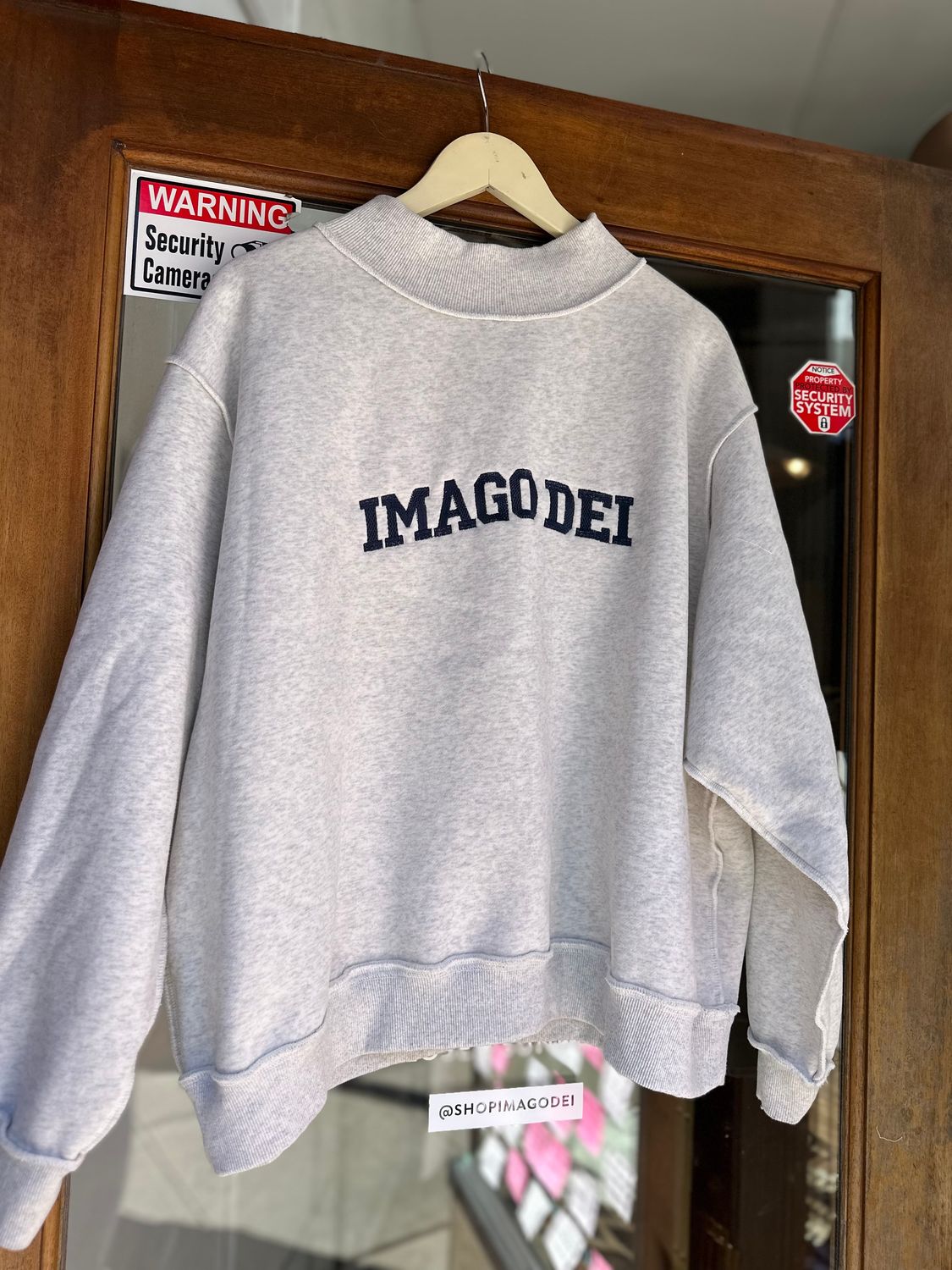 THE LORD BLESS YOU Embroidered Crewneck