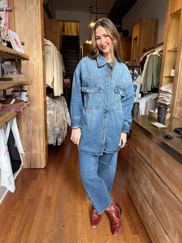Abby Oversized Western Shirt