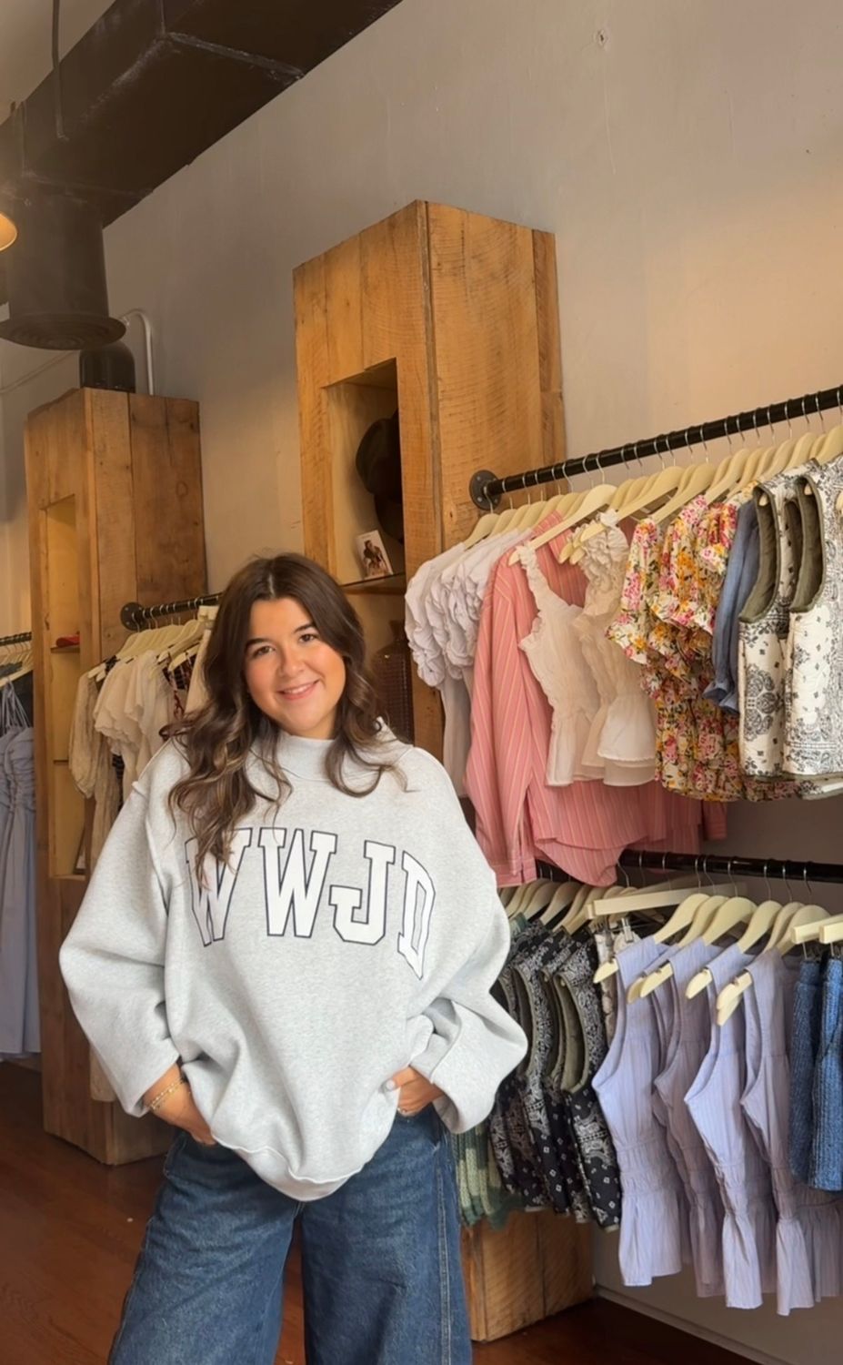 WWJD Mock Neck Sweatshirt