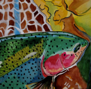 Catch and Release Original Painting Art Print