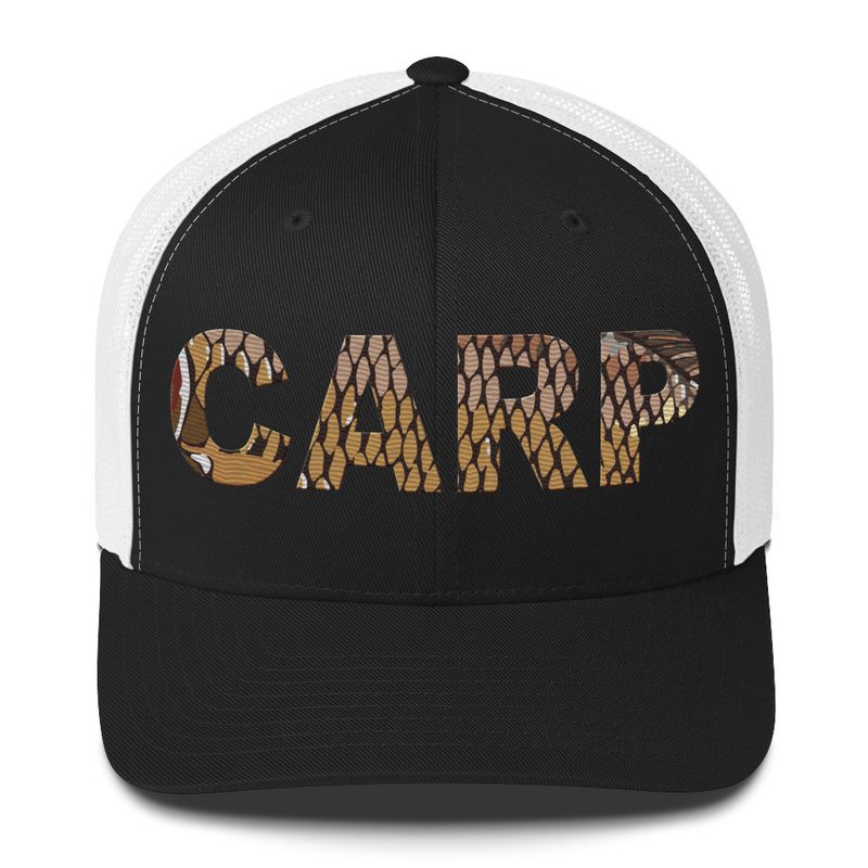 CARP Embroidered Trucker Hat by Farm Girl Graphics