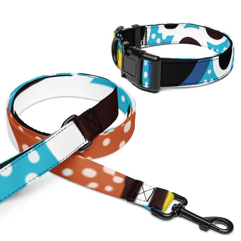 Farm Girl Graphics "Brown Trout" Pet collar & leash