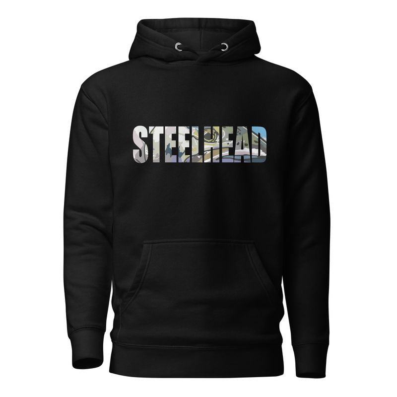 STEELHEAD Unisex Hoodie by Farm Girl Graphics