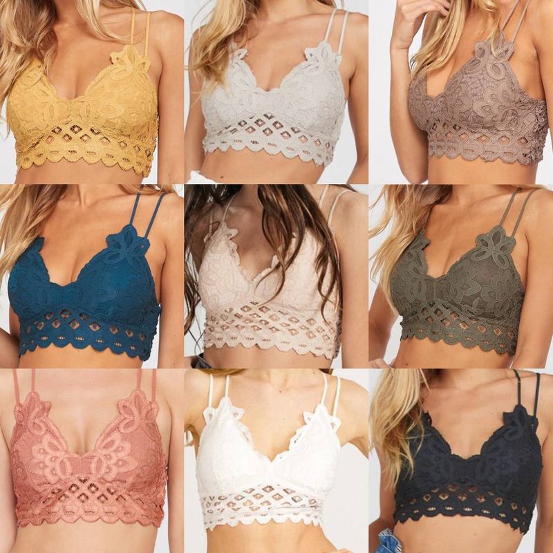 Lace Strappy Back Bralette