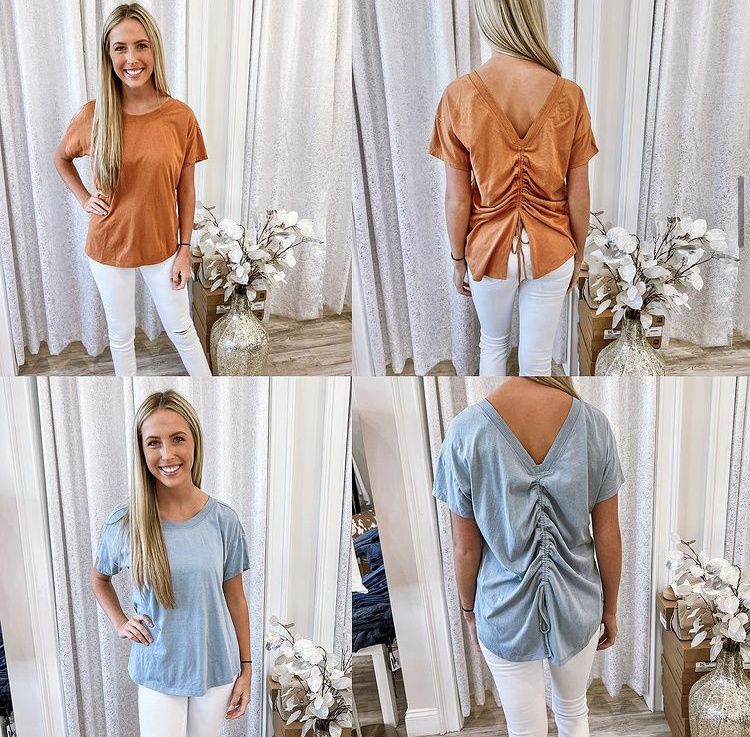 Ruched Detail Revesrsible Top