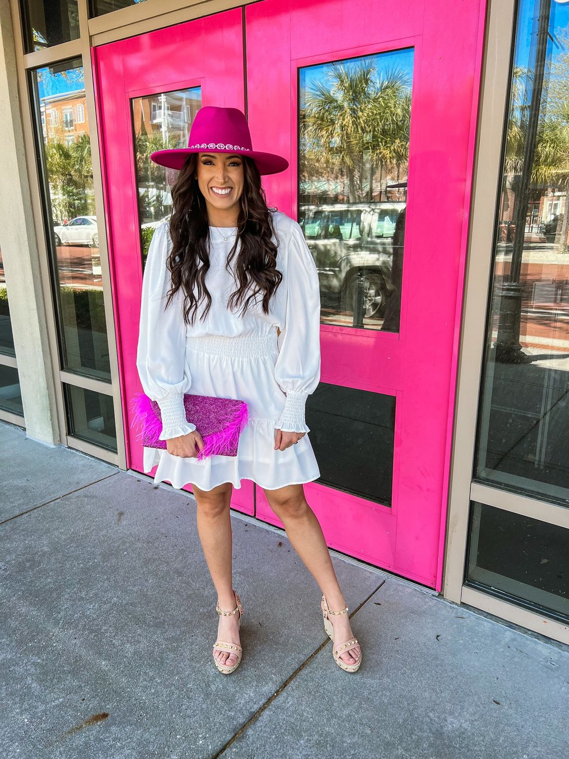 Smocked Waist Ruffled Dress