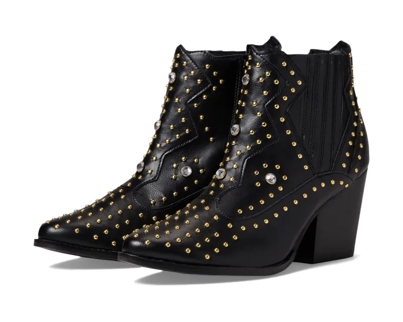 Aster Studded Boots - Black