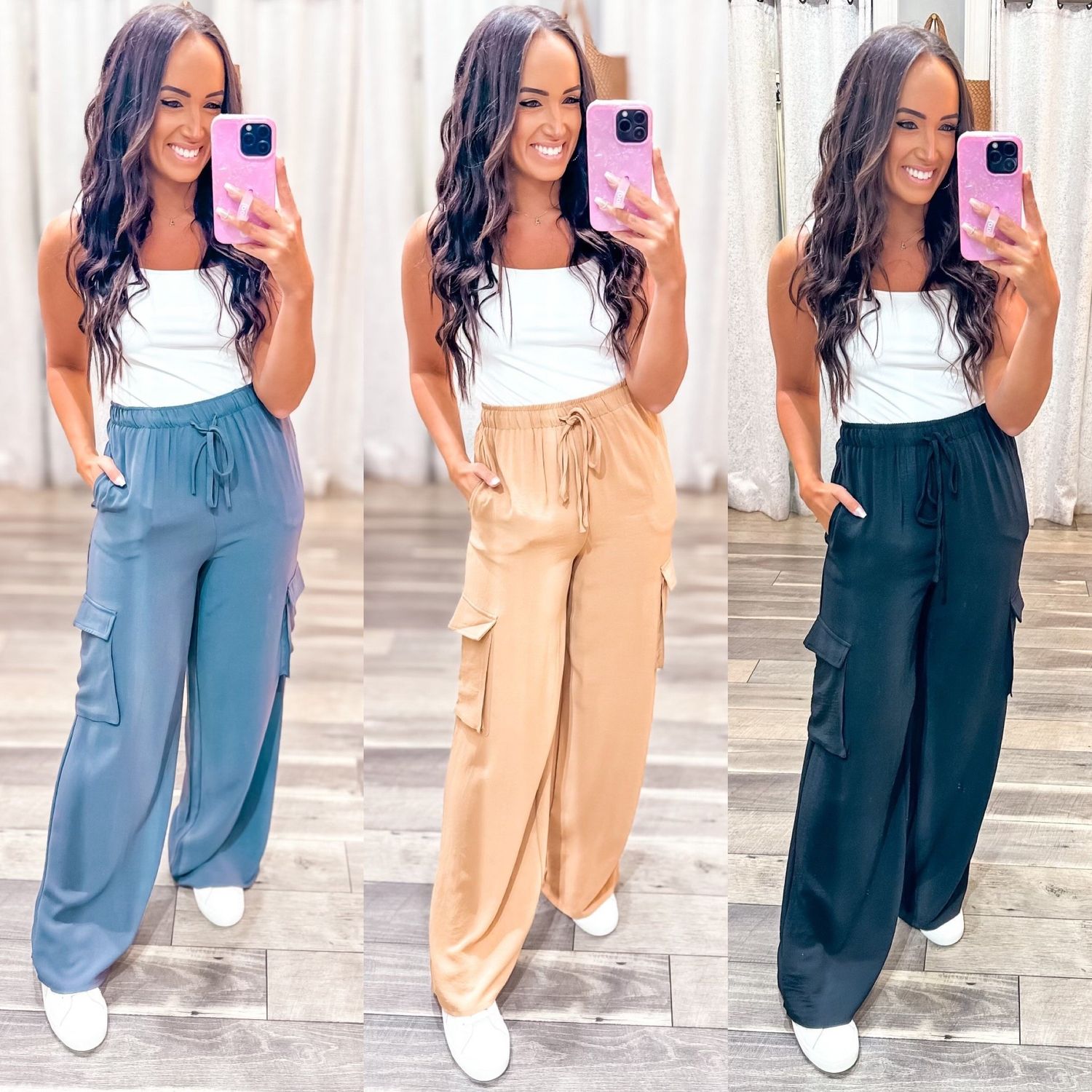 Wide Leg Utility Pants