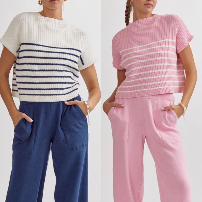 Striped Sweater Top