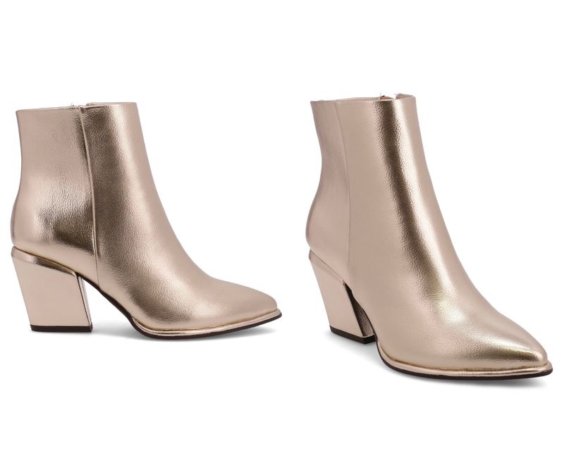 Domina Booties - Gold