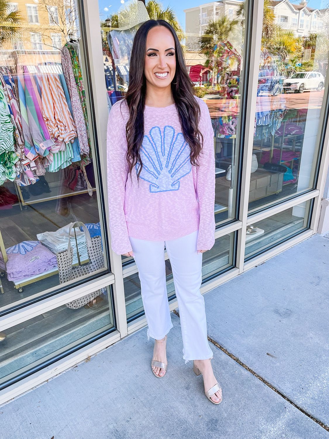 SEASHELL SWEATER - PINK
