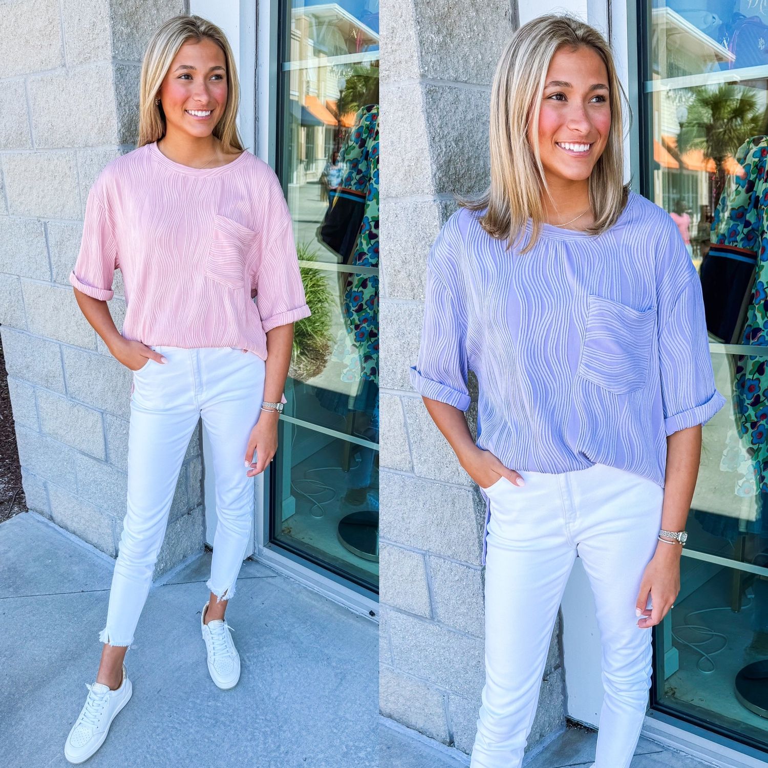 Textured Pocket Tee