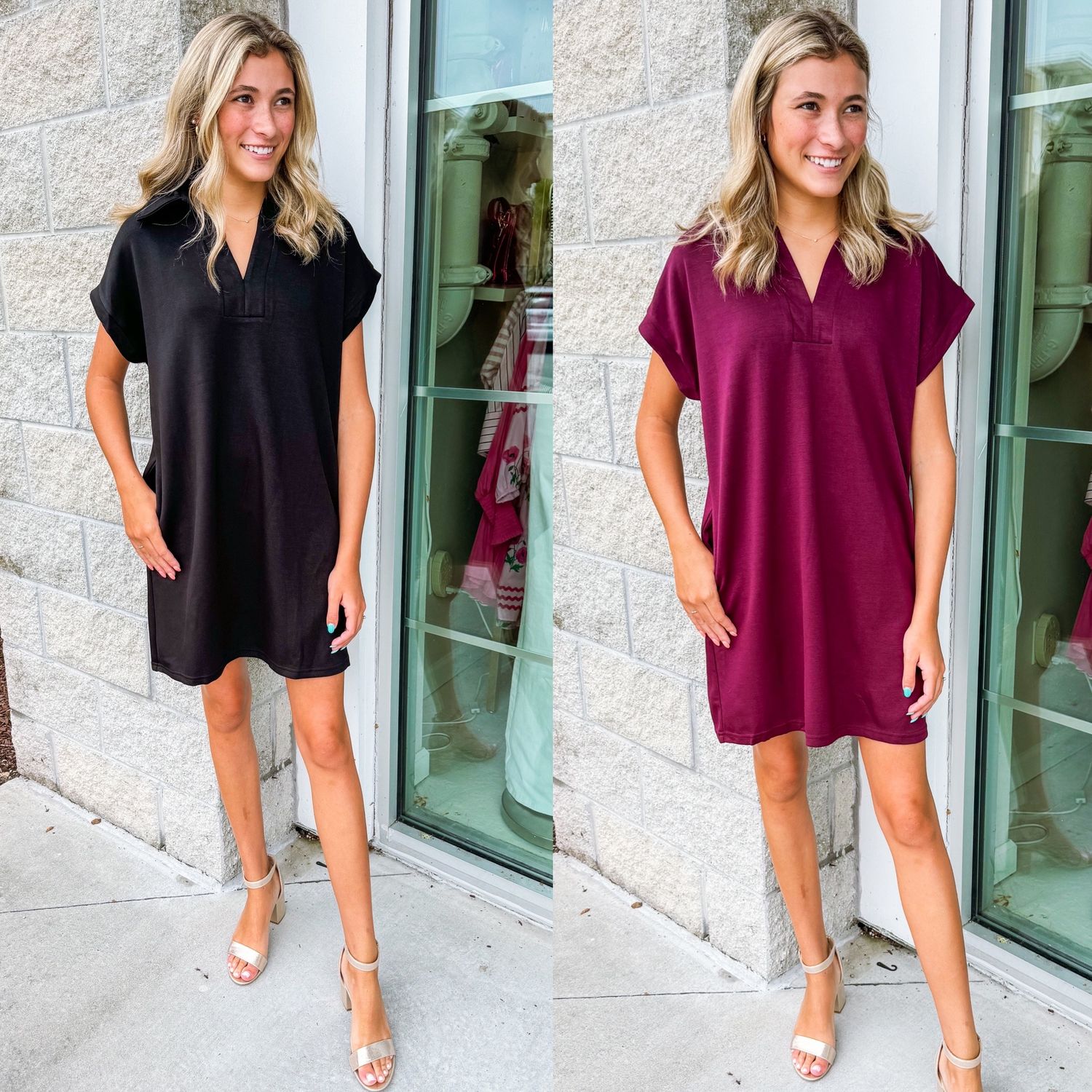 Collared Cloud Soft Dress