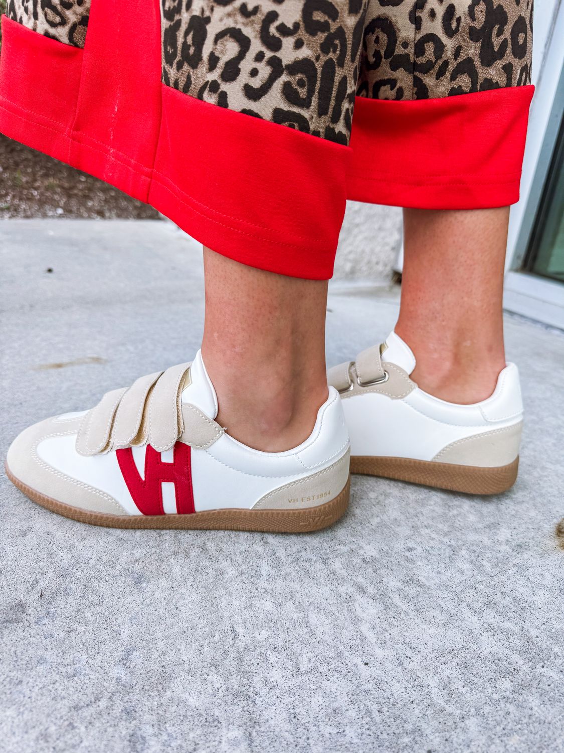 Pace 4 Sneakers - White/Red