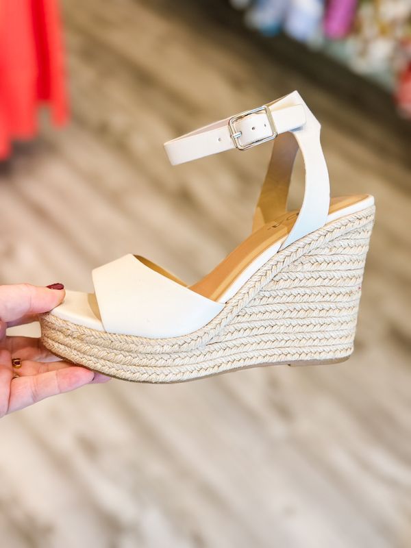Aiken Wedges - Off White