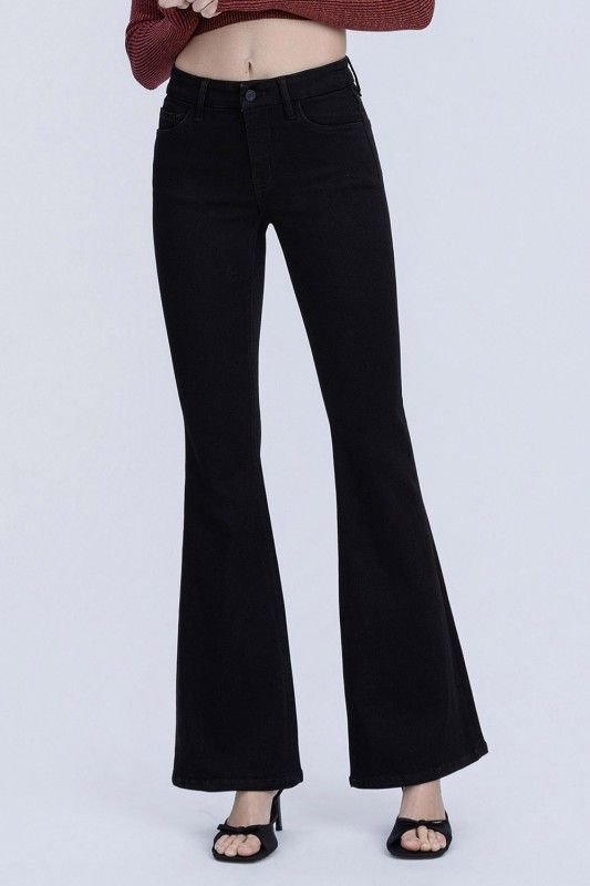 Mariah  Mid Rise Flared Jeans