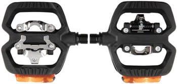 LOOK GEO TREKKING VISION Pedals - Single Side Clipless with Platform Chromoly 9/16 Black