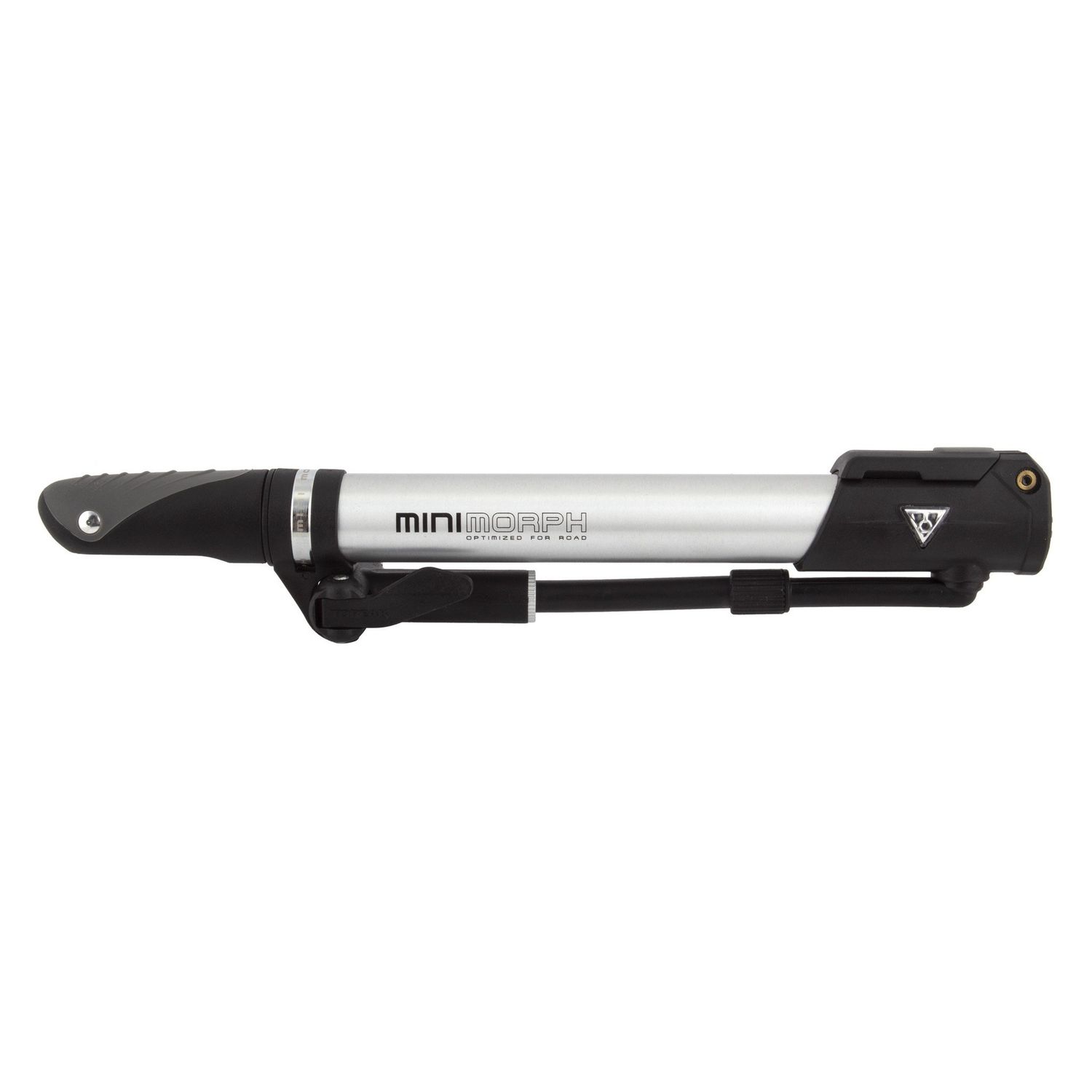 Topeak Mini Morph Mini Pump - 160psi, Silver/Black