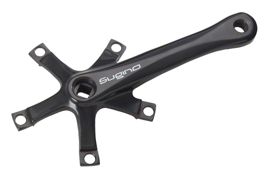 Sugino RD2 Crank Arm Set - 175mm Single Speed 130 BCD Square Taper JIS Spindle Interface Black