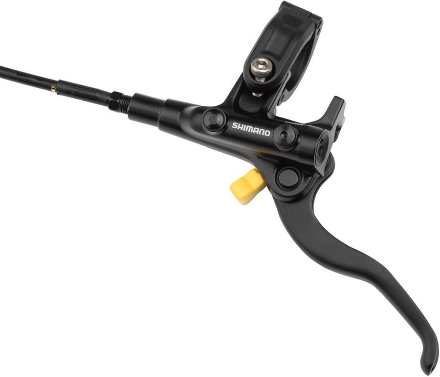 Shimano Deore BL-M4100/BR-MT410 Disc Brake and Lever - Front Hydraulic Resin Pads Gray