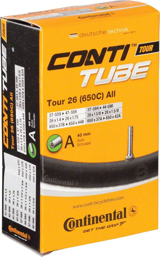Continental 26 x 1.4-1.75 40mm Schrader Valve Tube
