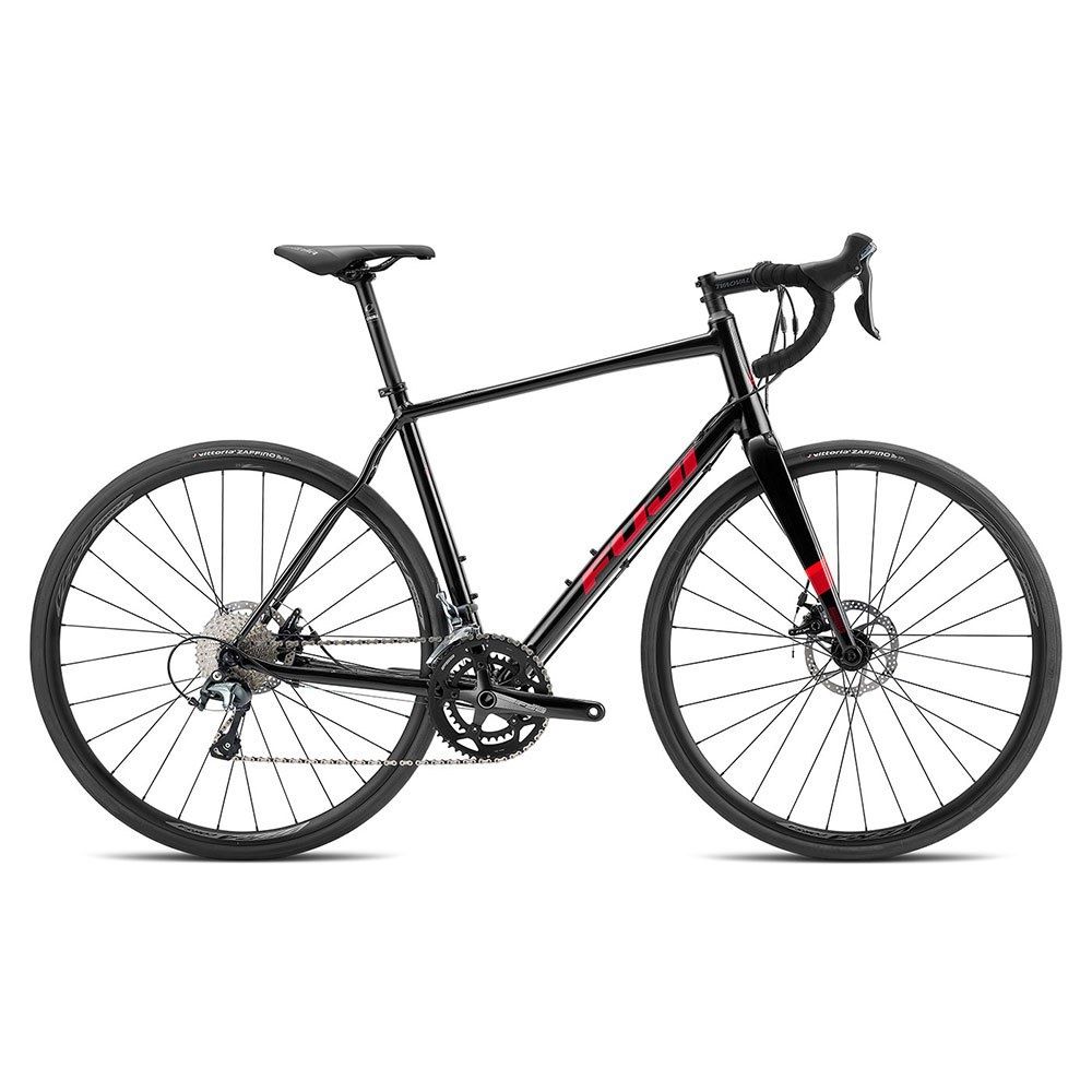 Fuji Sportif 1.3 Disc Pearl Black/Red Orange 54cm