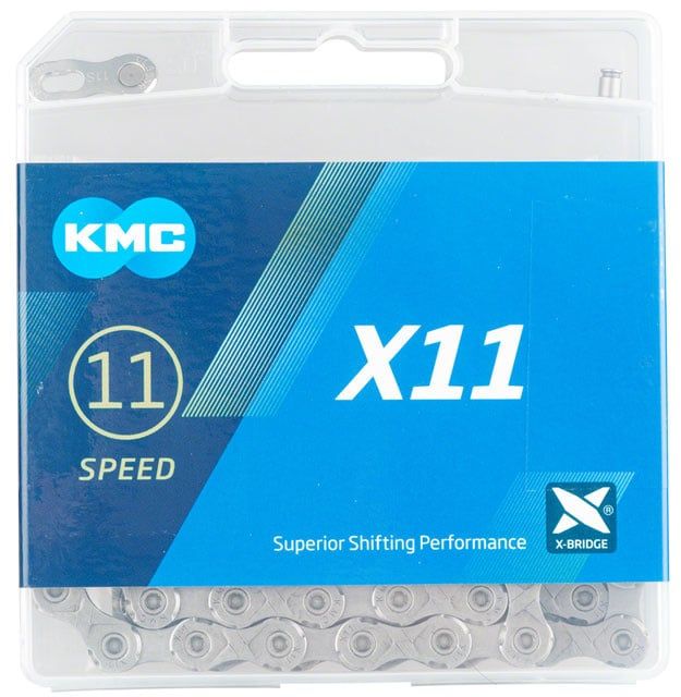 KMC X11 Chain - 11-Speed 118 Links Gray