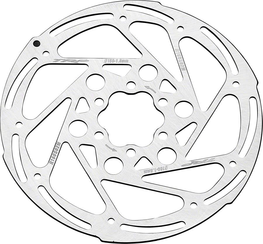 TRP R2 Disc Rotor - 160mm, 6-Bolt, 1.8mm, Silver